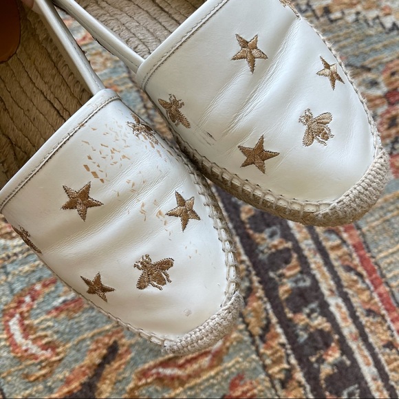 GUCCI 🤩 ESPADRILLES EMBROIDERED BEE SZ 39 - Picture 4 of 8